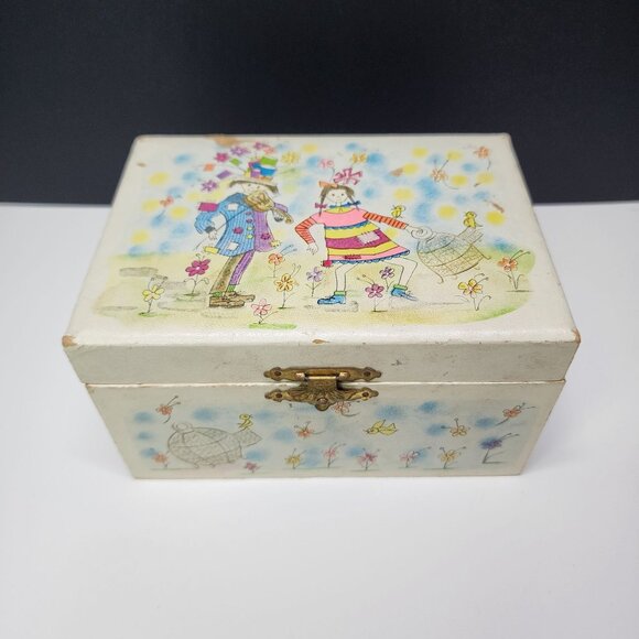 VTG Missing Ballerina Music Box Plays “Rain Drops Keep Falling On My Head” Japan - Picture 1 of 10